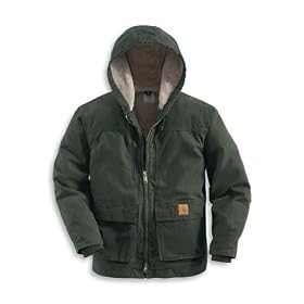 Buy Carhartt Mens Work Sandstone Jackson Coat LT Moss C95 by Carhartt