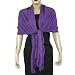 Womens Voilet Cashmere Scarves Pashmina, Crafted in India