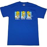 Simpsons Homer D'Oh! Nuts Donuts Men's T-Shirt