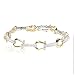 STUDIO 925: *TWO TONED HORSESHOE BRACELET*