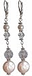 Coin Pearl Dangle Earrings