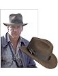 Official Indiana Jones Fedora 2.5 in. Brim Wool Felt Hat Brown
