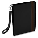 Tunewear Tunefolio Versatile Notebook-Style iPad Case with Adjustable Screen Feature for Comfortable Viewing and Typing - Black