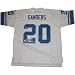 Barry Sanders Detroit Lions White Pro Style Jersey (GTSM/Ath Auth)