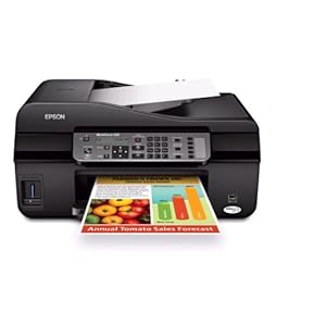 Epson WorkForce 435 Color Inkjet Wireless All-in-One Printer with Fax (C11CB45201)