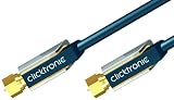 Clicktronic Advanced SAT Antennenkabel (F-Stecker/F-Stecker) 3 m