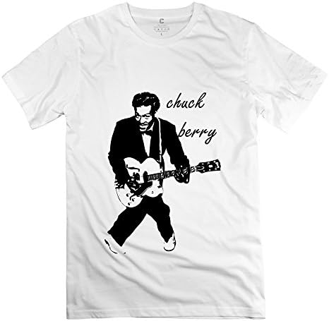 Chuck Berry Hot 100% Cotton Men T Shirts Size XXL Color White