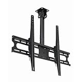 US Brown Bear CM1-63T-Blk Large Ceiling Mount 360 Degrees with Tilt for 32