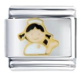 Cute Happy Nurse Italian Charms Bracelet Link