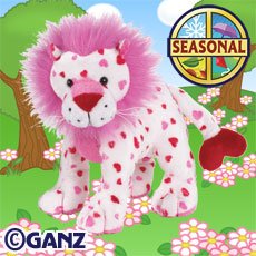 Webkinz Plush Stuffed Animal Love Lion