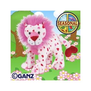 Webkinz Plush Stuffed Animal Love Lion
