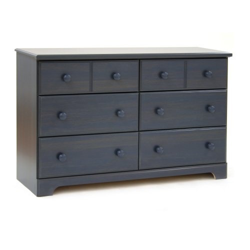 South Shore Furniture, Summer Breeze Collection, 6 Drawer Dresser, Blueberry