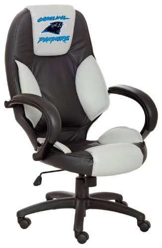 Carolina Panthers Leather Office Chair