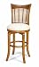 Bayberry Wicker Swivel Wood Counter Stool - Oak