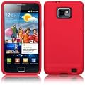 Samsung i9100 Galaxy S2 Red Silicone Skin Case Cover The Keep Talking Shop Samsung i9100 Galaxy S II Accessories