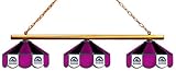 NBA Colorado Rockies Three Shade Stained Glass Billiard Table Lamp