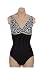 It Figures Tummy Thinner Collection Geoffrey Print (giraffe) V-neck Tank Style Swimsuit RETAIL VALUE $102