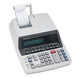 Sharp Qs-2770h Desktop Calculator 12-Digit Fluorescent Two-Color Printing B ....