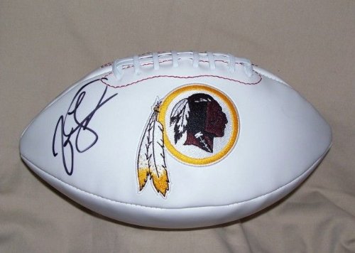 JASON TAYLOR SIGNED AUTOGRAPHED WASHINGTON REDSKINS LOGO FOOTBALL W/ HOLOGRAM + COA