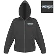 Toronto Blue Jays MLB "Hoody" Full Zip Hooded Sweatshirt For Women (Black)