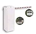 LiftMaster Mega Arm Tower (MATDCBB3) Parking Gate Including Two 12V/7AMP Batteries (MA004), Receiver 312HM with Antenna, Caution Sticker & 12