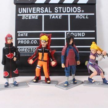 Anime Naruto Uzumaki Naruto Uchiha Madara Yamanaka Ino PVC Action Figures Collectible Toys 4pcs/set NTFG034