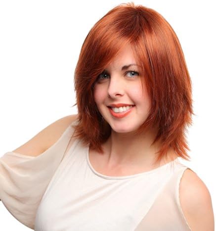 Uniwigs Kanekalon Synthetic Fiber Capless Wigs, X-3233, Layered Shoulder Length Style, near Human Hair