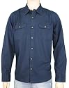 Quiksilver Limited Collection Men's "Spider Monkey" Button Down Shirt Navy Blue 309525-NVY