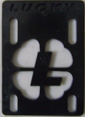 Lucky 4mm Skateboard Riser Pad - Black