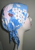 Pretied Scarf Orchid Print