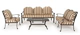 Florence 4-Pc Deep Seating Set with Sofa  - Canvas Tangerine (5406-0000)    