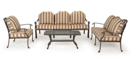 Florence 4-Pc Deep Seating Set with Sofa - Canvas Tangerine (5406-0000)