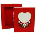 Hearts & Roses Lotka Photo Album - Red