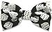 Black &amp; White Dice Bow Tie