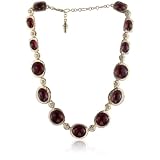 making glass pendant necklace Kenneth Jay Lane Sati