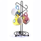 IMAGE OF Spectrum 44710 Scroll Mug Holder, Black