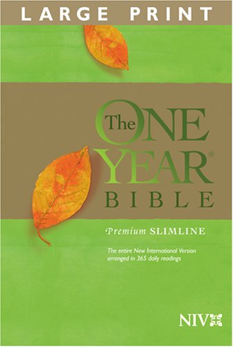 The One Year Bible Premium Slimline LP NIV under Large Print in The Books Store
