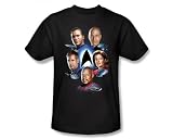 Star Trek Starfleet's Finest Captains Sci Fi TV Show T-Shirt Tee