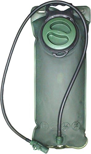 Widepac Hydration System Professional Class Water Bladder Reservoir for Running, Hiking, Climbing, Military Backpack, Marching, Outdoor Event (Army green, 2.5 Litres)