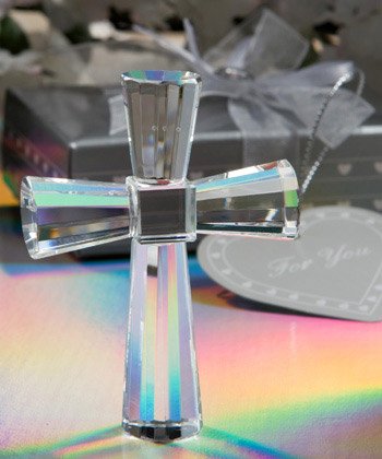 Crystal Cross Wedding Favors, 30