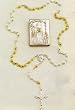Specialty Rosary - Pope St. Benedict XVI Rosary and Plaque Set - IMPORTED FROM ITALY