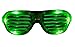 Green LED and Light - Up Slotted Glasses