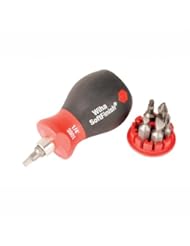 BISS: Wiha 38048 Stubby Screwdriver With Six-In-One Insert Bits, Multi-Bit - WIHA