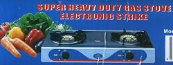 Heavy Duty Gas Double-Stove - Electronic Strike