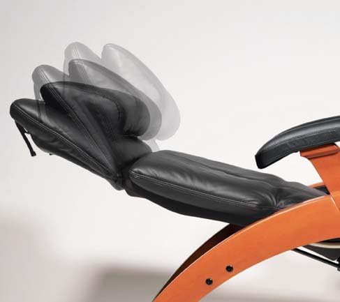 The Human Touch Power Electric Perfect Chair Recliner - PC95 / PC-095 Dark Walnut Recline Wood Base Premium Cognac Leather Pads - Interactive Health Zero Anti Gravity Chair