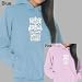 Women's Blue Tiki Hooded Sweatshirt S - Tiki - Big Kahuna Word Art