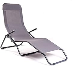 Sdraio Lettino Basculante Pasha D350_6800 Marrone Melange