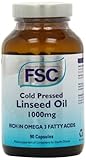 FSC 1000mg Organic Cold Pressed Linseed Oil - Pack of 90 Capsules