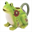 Floral Frog Pitcher Floral Frog Pitcher