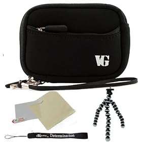 Click here to buy Black - Black Trim Slim Protective Soft Neoprene Cover Carrying Case Sleeve with Extra... by Falcon.